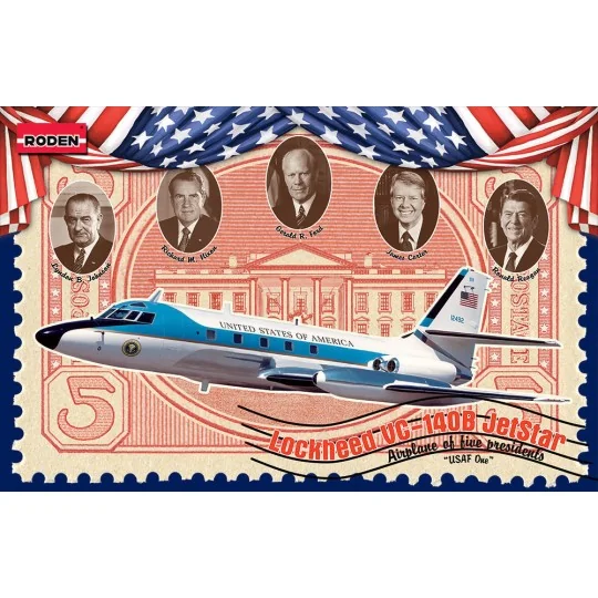 Lockheed VC-140B Jetstar, 1/144 - Roden 324 Lockheed VC-140B Jetstar, 1/144 - Roden 324