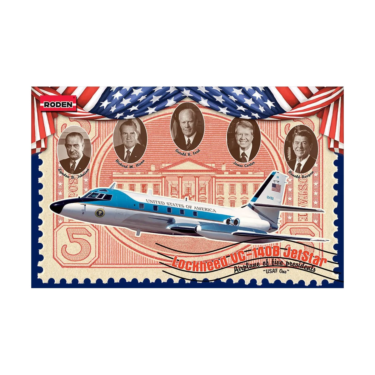 Lockheed VC-140B Jetstar, 1/144 - Roden 324 Lockheed VC-140B Jetstar, 1/144 - Roden 324