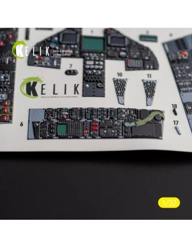 F-117A - Type 2 interior 3D decals for Trumpeter kit, 1/32 - Kelik ...