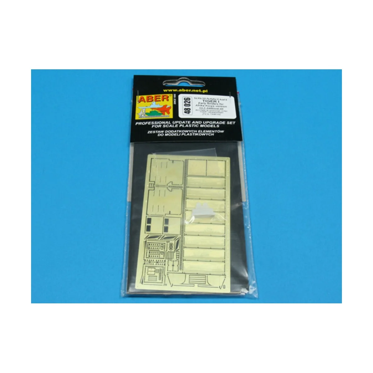 Tiger I early –vol.3- fenders for Afrika Korps version, 1/48 - Aber...