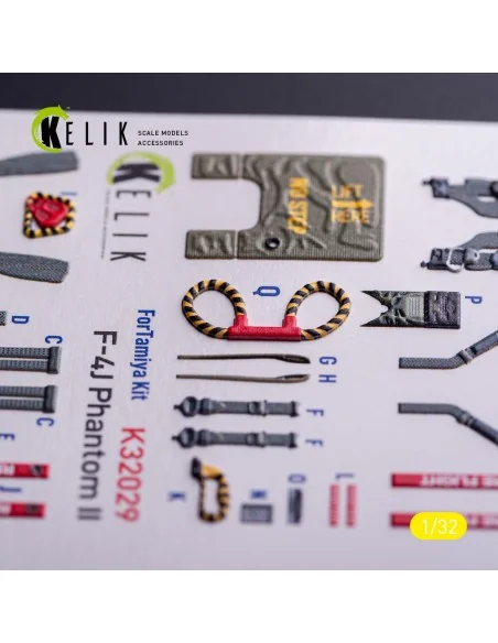 [NO_DESC] F-4J - interior 3D decals for Tamiya kit, 1/32 - Kelik K3...