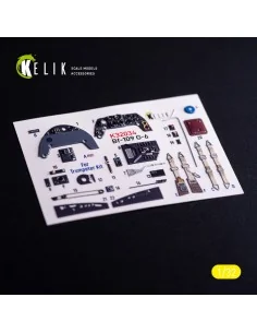 BF-109 G-6 - interior 3D decals for Trumpeter kit, 1/32 - Kelik K32034