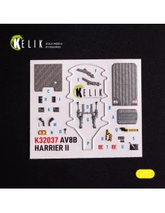 [NO_DESC] AV-8 Harrier - interior 3D decals for Trumpeter kit, 1/32... 2