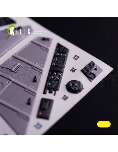 [NO_DESC] AV-8 Harrier - interior 3D decals for Trumpeter kit, 1/32...