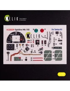 Spitfire Mk VIII - interior 3D decals for Tamiya kit, 1/32 - Kelik ... 2
