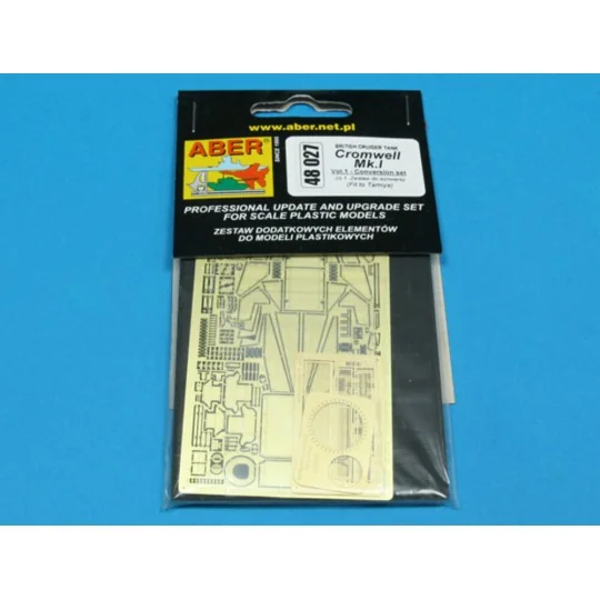 Cromwell Mk.I – vol.1- conversion set, 1/48 - Aber Models 48027 Cromwell Mk.I – vol.1- conversion set, 1/48 - Aber Models 48027