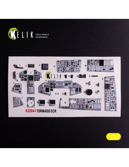 [NO_DESC] Tornado ECR - interior 3D decals for Italeri kit, 1/32 - ...
