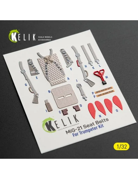 MiG-21 F-13 export version - interior 3D decals for Trumpeter kit, ...