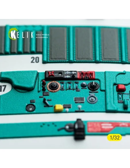 MiG-21 F-13 - interior 3D decals for Trumpeter kit, 1/32 - Kelik K3...
