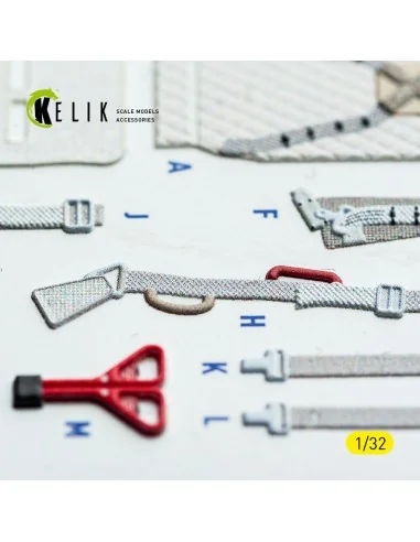 MiG-21 F-13 - interior 3D decals for Trumpeter kit, 1/32 - Kelik K3...