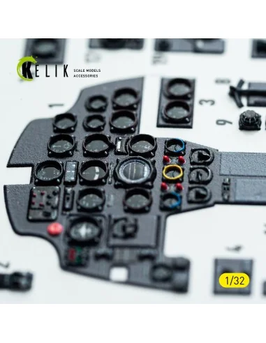 Bf-110D - interior 3D decals for Dragon/Hobby 2000 kit, 1/32 - Keli...