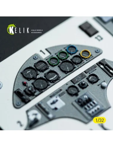 [NO_DESC] Hs-123A-1 - interior 3D decals for ICM kit, 1/32 - Kelik ...