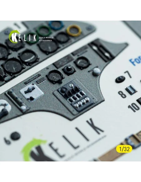 Hs-123A-1 - interior 3D decals for ICM kit, 1/32 - Kelik K32046