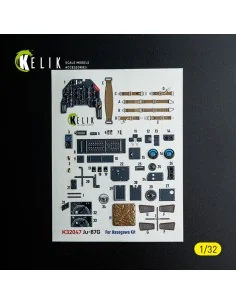 Ju-87G - interior 3D decals for Hasegawa kit, 1/32 - Kelik K32047