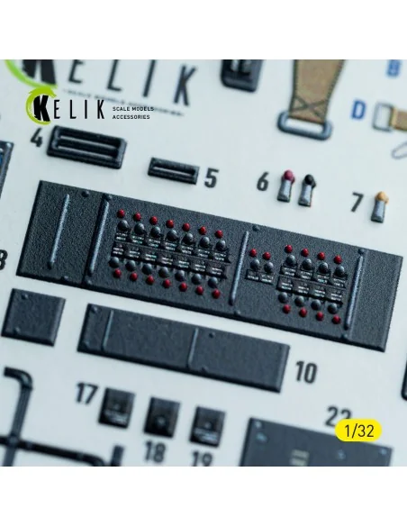Ju-87G - interior 3D decals for Hasegawa kit, 1/32 - Kelik K32047
