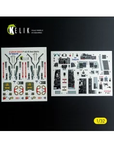 F-4C - interior 3D decals for Tamiya kit, 1/32 - Kelik K32048