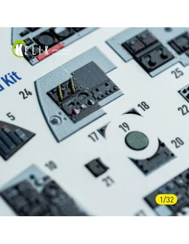 F-4C - interior 3D decals for Tamiya kit, 1/32 - Kelik K32048