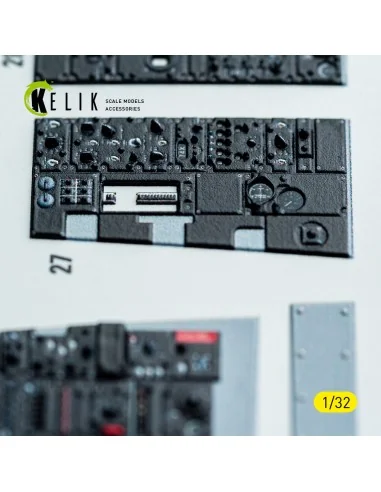 F-4C - interior 3D decals for Tamiya kit, 1/32 - Kelik K32048