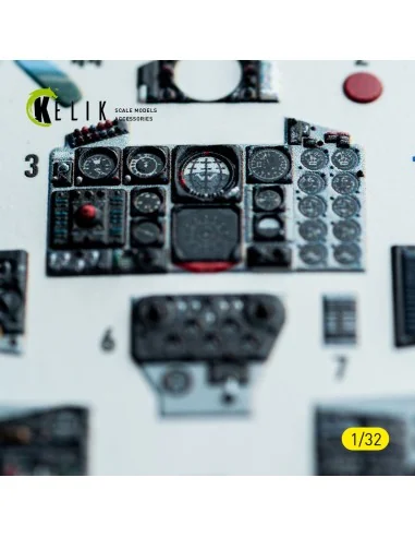 F-4C - interior 3D decals for Tamiya kit, 1/32 - Kelik K32048