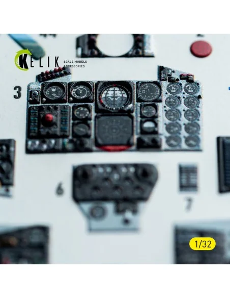 F-4C - interior 3D decals for Tamiya kit, 1/32 - Kelik K32048