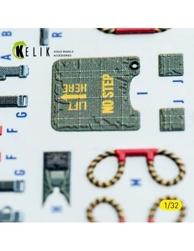 F-4C - interior 3D decals for Tamiya kit, 1/32 - Kelik K32048