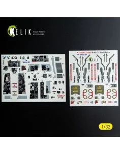F-4D - interior 3D decals for Tamiya kit, 1/32 - Kelik K32049