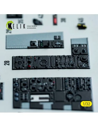 [NO_DESC] F-4D - interior 3D decals for Tamiya kit, 1/32 - Kelik K3...