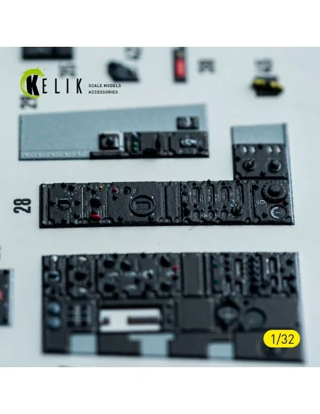 F-4D - interior 3D decals for Tamiya kit, 1/32 - Kelik K32049