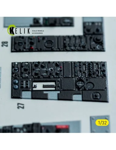 F-4D - interior 3D decals for Tamiya kit, 1/32 - Kelik K32049