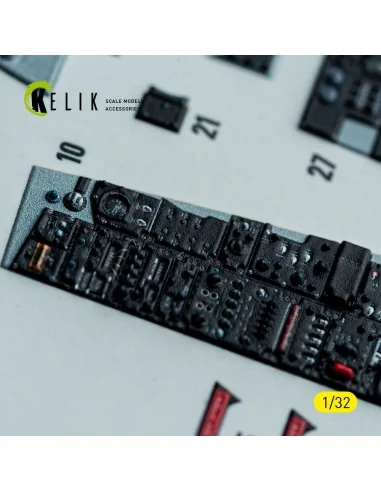 F-4D - interior 3D decals for Tamiya kit, 1/32 - Kelik K32049