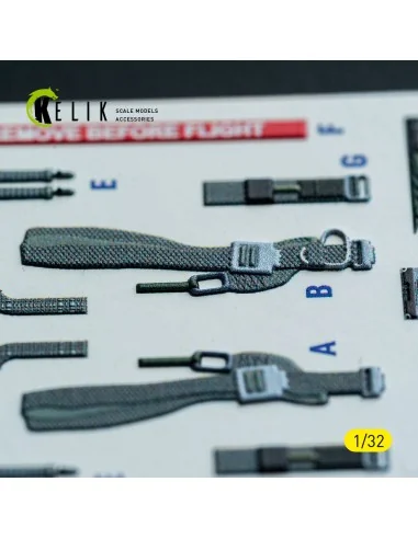 F-4D - interior 3D decals for Tamiya kit, 1/32 - Kelik K32049