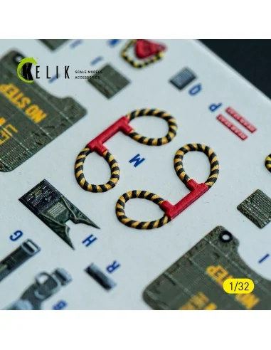 F-4D - interior 3D decals for Tamiya kit, 1/32 - Kelik K32049