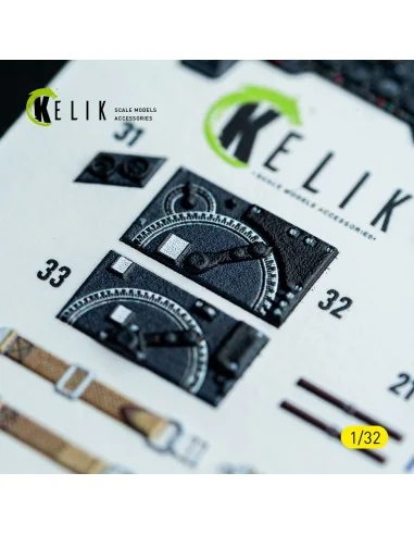Ju-87D - interior 3D decals for Hasegawa kit, 1/32 - Kelik K32050