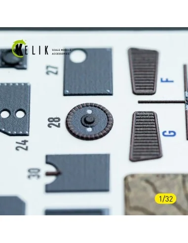 [NO_DESC] Ju-87D - interior 3D decals for Hasegawa kit, 1/32 - Keli...