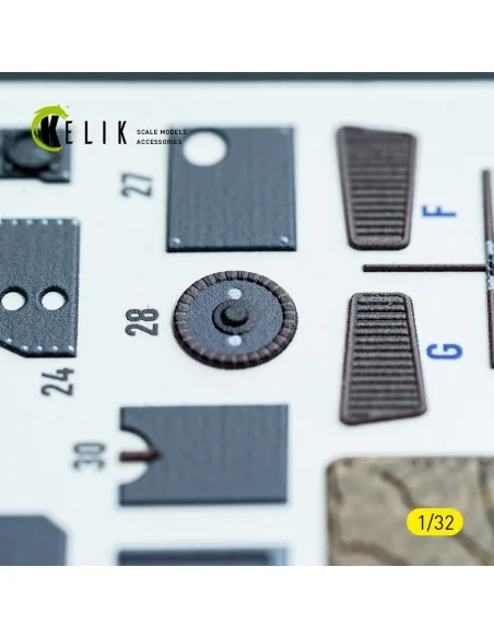 [NO_DESC] Ju-87D - interior 3D decals for Hasegawa kit, 1/32 - Keli...