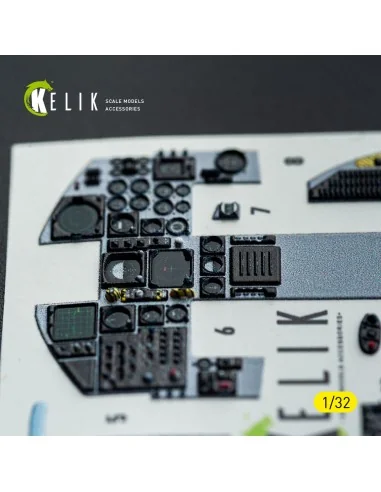 F-15C (early) - interior 3D decals for Tamiya kit, 1/32 - Kelik K32051