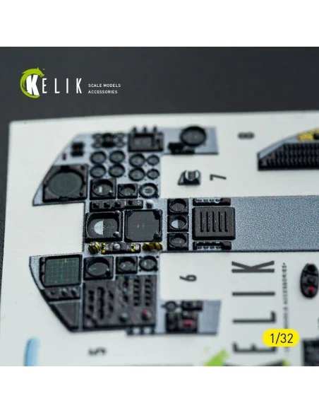F-15C (early) - interior 3D decals for Tamiya kit, 1/32 - Kelik K32051