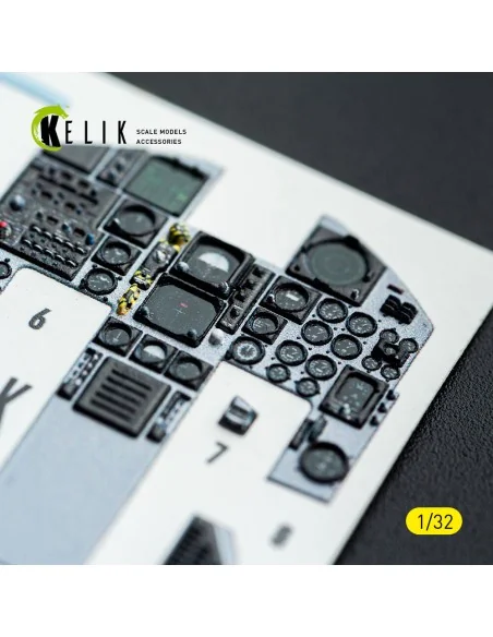 F-15C (early) - interior 3D decals for Tamiya kit, 1/32 - Kelik K32051