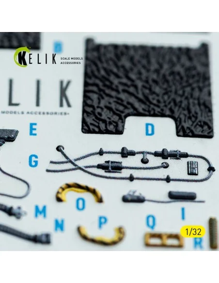 F-15C (early) - interior 3D decals for Tamiya kit, 1/32 - Kelik K32051