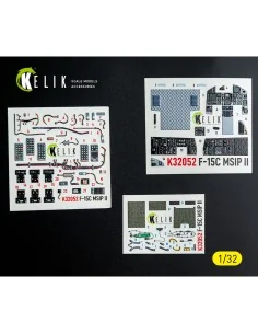 F-15C MSIP II- interior 3D decals for Tamiya kit, 1/32 - Kelik K32052