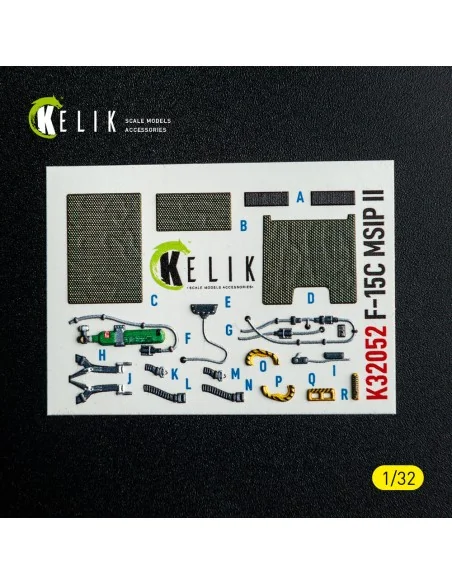 [NO_DESC] F-15C MSIP II- interior 3D decals for Tamiya kit, 1/32 - ...