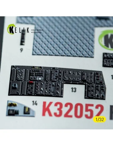 F-15C MSIP II- interior 3D decals for Tamiya kit, 1/32 - Kelik K32052