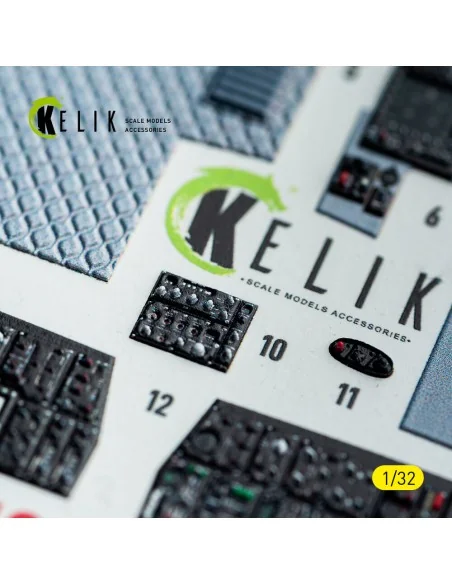 [NO_DESC] F-15C MSIP II- interior 3D decals for Tamiya kit, 1/32 - ...
