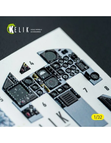F-15C MSIP II- interior 3D decals for Tamiya kit, 1/32 - Kelik K32052