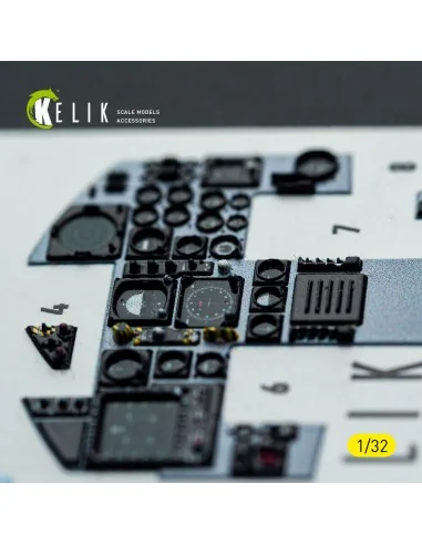 [NO_DESC] F-15C MSIP II- interior 3D decals for Tamiya kit, 1/32 - ...