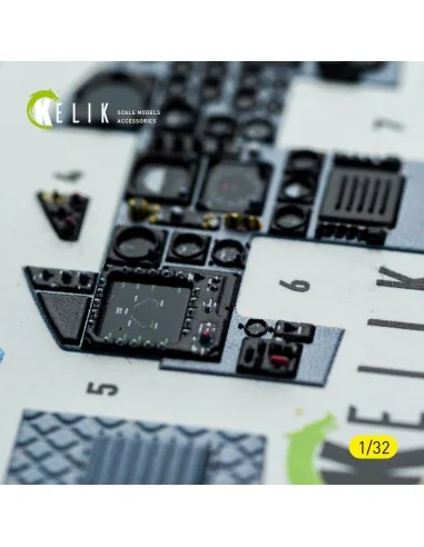 F-15C MSIP II- interior 3D decals for Tamiya kit, 1/32 - Kelik K32052