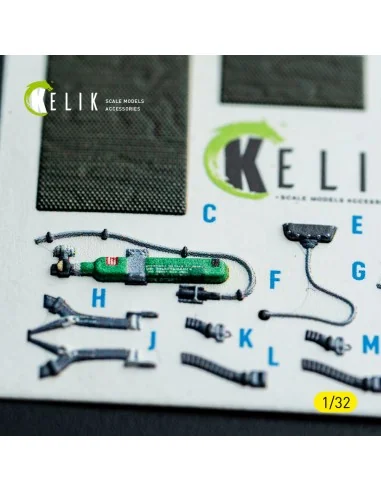 F-15C MSIP II- interior 3D decals for Tamiya kit, 1/32 - Kelik K32052