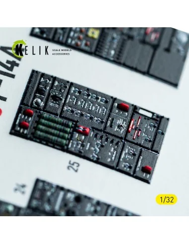 [NO_DESC] F-14A - interior 3D decals for Tamiya kit, 1/32 - Kelik K...