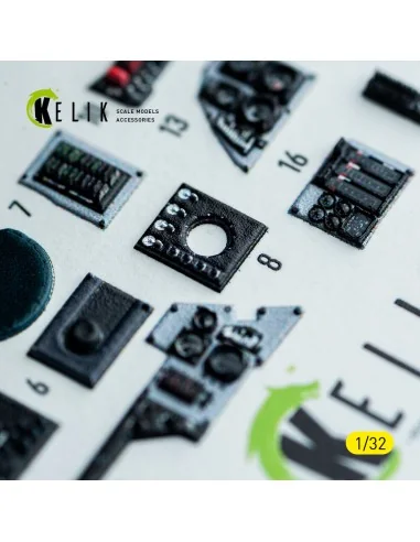 [NO_DESC] F-14A - interior 3D decals for Tamiya kit, 1/32 - Kelik K...