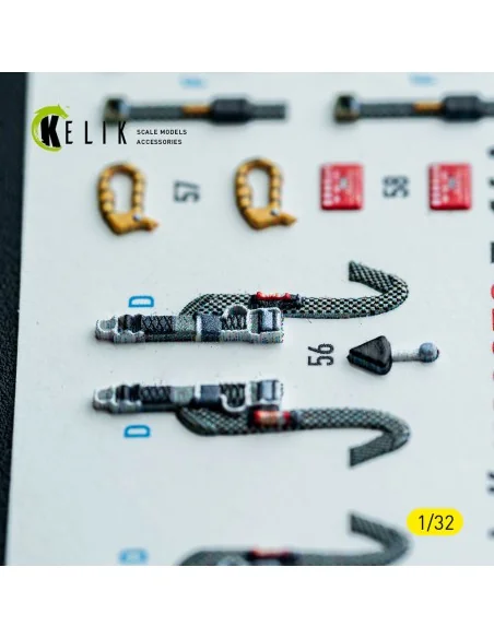 F-14A - interior 3D decals for Tamiya kit, 1/32 - Kelik K32053